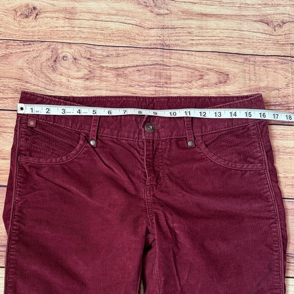 Athleta Maroon Straight Leg Corduroy Pants for Women - Picture 5 of 9